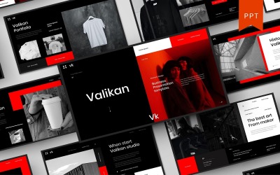 Valikan - 商业的PowerPoint模板