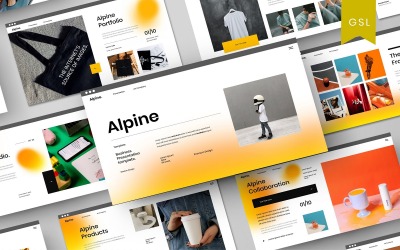 Alpine – бізнес-шаблон слайдів Google