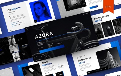 Azura — Шаблон Powerpoint для бизнеса