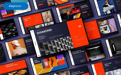 Diamond – obchodní šablona prezentace Google