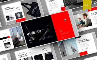 Granada - Modelo de slide do Google para negócios