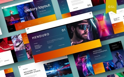 Henduro – бізнес-шаблон слайдів Google