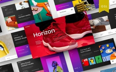 Horizon - Plantilla de diapositiva de Google de negocios