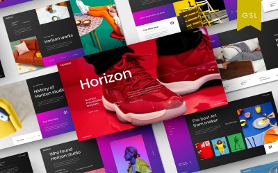 Horizon - Zakelijke Google Slide-sjabloon