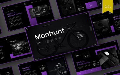 Manhunt - Biznesowy szablon slajdu Google
