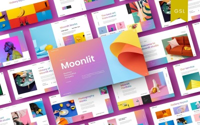 Moonlit - Biznesowy szablon slajdu Google