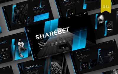 Sharebet - Modello di diapositiva Google aziendale