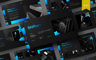 Shiftan - Biznesowy szablon slajdu Google