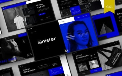 Зловещий - Бизнес Шаблон слайдов Google