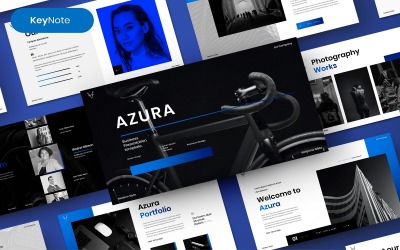 Azura – Business Keynote sablon