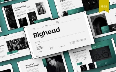 Bighead – бізнес-шаблон слайдів Google
