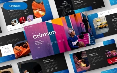 Crimson — Шаблон бизнес-презентации