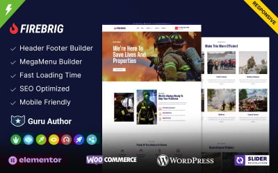 Firebrig - Tema WordPress de Segurança e Corpo de Bombeiros
