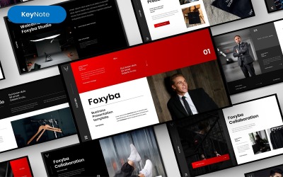 Foxyba – Business Keynote sablon