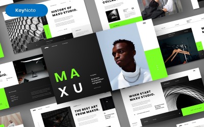 Maxu — шаблон бизнес-презентации