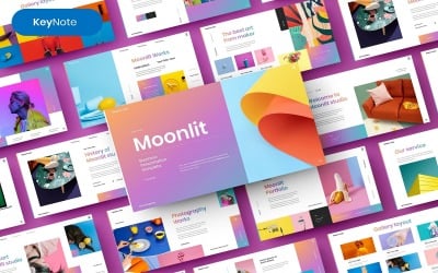 Moonlit - Plantilla de Keynote empresarial
