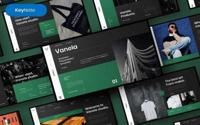Vanela – Шаблон Business Keynote