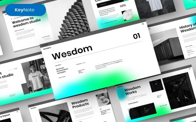 Wesdom — Шаблон бизнес-презентации
