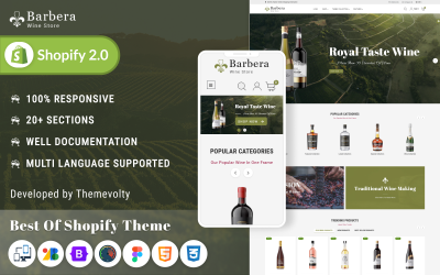 Barbera Wine Tienda Multiuso Shopify