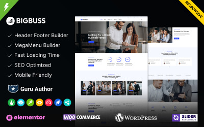 Bigbuss – корпоративна та бізнес тема WordPress