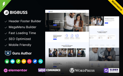 Bigbuss - Tema WordPress aziendale e aziendale