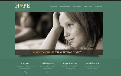 Free Charity Website Design Theme
