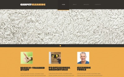 Kostenloses Website-Design für die Reinigung