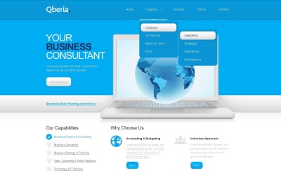 Free Advisor Website Desing Template