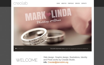 Free Design Agency Website Template