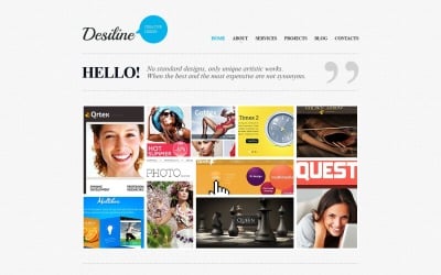 Free Responsive Design Studio Website Template