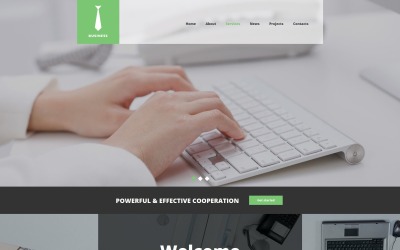 Ingyenes tanácsadó ügynökség webhelysablonja