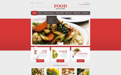 Modèle de site Web de services de livraison gratuits