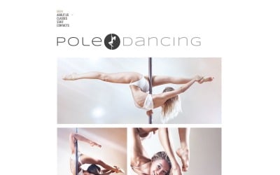 Modèle de site Web réactif pour studio de danse gratuit