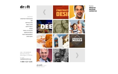 Modello di sito Web gratuito per società di progettazione