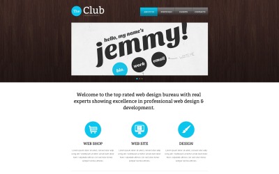 Modello di sito Web responsive dal design gratuito