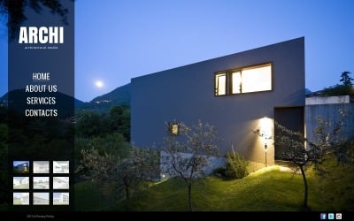 Modelo de Site de Infraestrutura Gratuito