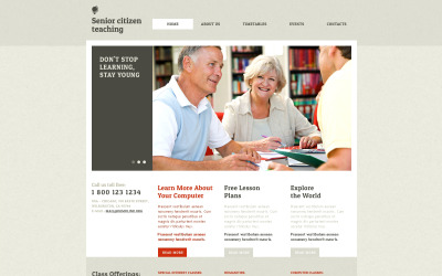 Modelo de site responsivo de ciclo gratuito