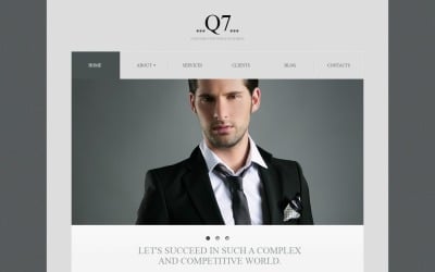 Plantilla de sitio web de consulta gratuita