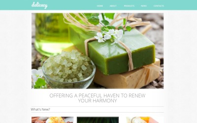 Tema de site responsivo de artesanato gratuito