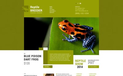 Free Exotic Pets Responsive Website Template