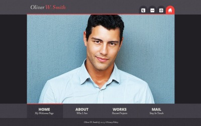 Kostenlose Website-Vorlage für Designbüro