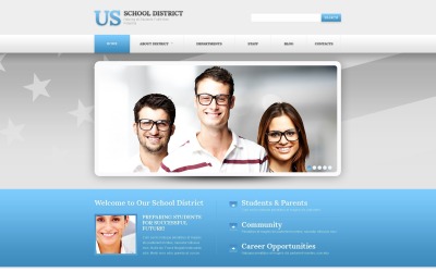 Kostenvrije websitesjabloon voor onderwijs