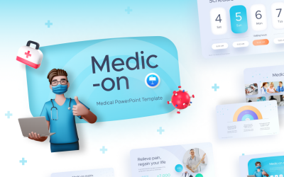 Modern Sağlık Hizmeti Açılış Konuşması Şablonunda Medic