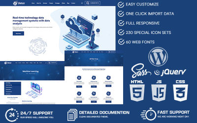 Téma WordPress Datax - Data Science &amp;amp; Machine Learning