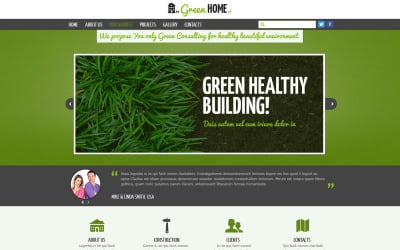 Free Exterior Decoration Responsive Website Template