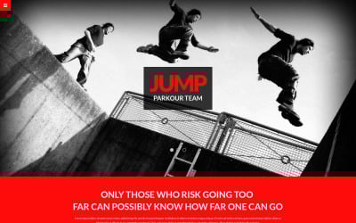 Free Extreme Sports Responsive Website Theme