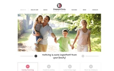 Free Family Responsive Website Template