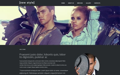 Free Fashion Blog Responsive Website Template