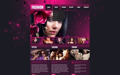 Free Fashion Responsive Website Theme