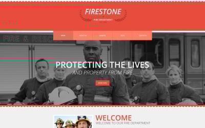 Free Fire Department Responsive Website Template